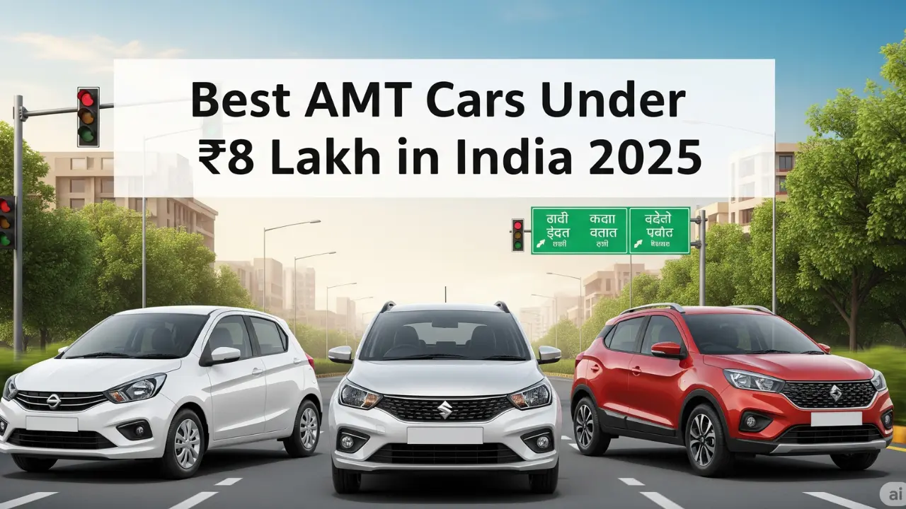 Best AMT Cars Under ₹8 Lakh in India 2025