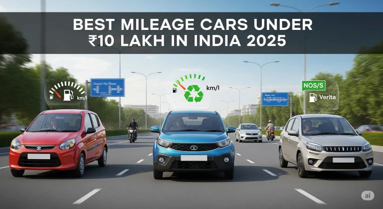 best mileage cars under 10 lakh in india 2025